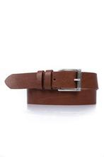Mooie donkerbruine leren riem 4cm breed NIEUW, Bruin, Echt leder, Riccamente, Nieuw