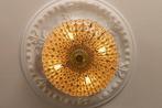 Plafondlamp - Glas, Messing, Antiek en Kunst
