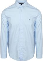 Tommy Hilfiger Poplin Overhemd Flex Lichtblauw maat M Heren, Kleding | Heren, Overhemden, Verzenden, Nieuw, Tommy Hilfiger