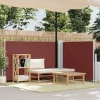 vidaXL Windscherm uittrekbaar 120x1000 cm bruin, Verzenden, Nieuw