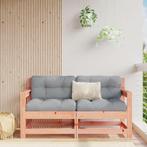 vidaXL Tuinstoelen 2 st met kussens massief douglashout, Tuin en Terras, Tuinsets en Loungesets, Verzenden, Nieuw, Tuinset