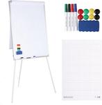2dekans | BRASQ Flipover - 70x100cm - Verstelbaar Whiteboard, Ophalen of Verzenden, Zo goed als nieuw