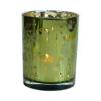 Theelichthouder veldbloem groen medium 12cm, Verzenden, Nieuw