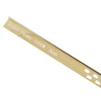 REA Douchestrip - Geborsteld goud - Rechts - 100 cm - Aan..., Doe-het-zelf en Verbouw, Sanitair, Ophalen of Verzenden, Nieuw