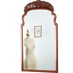 Grote Hoge Soester spiegel met facet en gestoken kroontje ca, Antiek en Kunst, Antiek | Spiegels, Ophalen of Verzenden