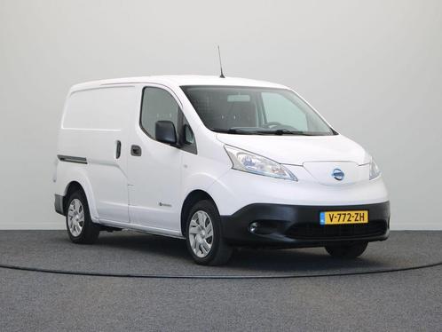 Nissan E-NV200 Optima 40 kWh, Auto's, Bestelauto's, Onderhoudsboekje, Lease, Automaat, Wit, Financial lease, Stof, Overige brandstoffen