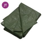 vidaXL Dekzeil 180 g/m² 3x4 m HDPE groen, Verzenden, Nieuw