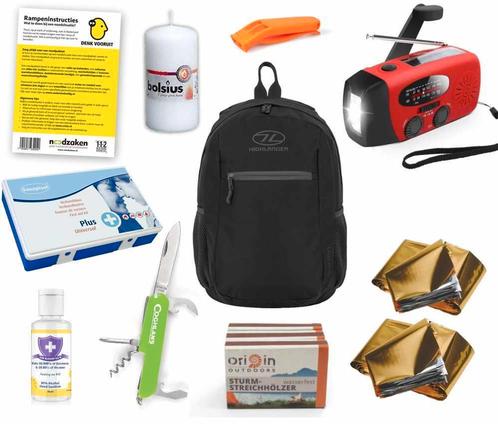 Noodpakket &amp; Survivalkit: bereid je voor op calamiteiten, Huis en Inrichting, Overige Huis en Inrichting, Nieuw, Ophalen of Verzenden