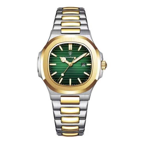 Luxe Vierkant Kwarts Horloge - 3 ATM Waterdicht Lichtgevend, Sieraden, Tassen en Uiterlijk, Smartwatches, Nieuw, Verzenden