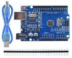 Arduino UNO R3 compatible incl. USB kabel en header pins., Nieuw, Ophalen of Verzenden