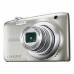 Nikon Coolpix A100 Digitale Compact Camera - Zilver (In doos, Verzenden, Zo goed als nieuw