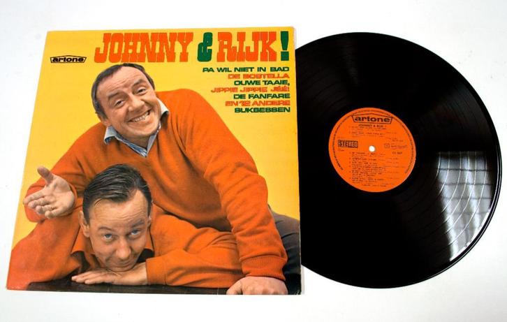 LP Johnny & Rijk! AL486, Cd's en Dvd's, Vinyl | Nederlandstalig, Gebruikt, 12 inch, Pop, Verzenden
