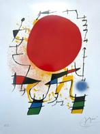 Joan Miró (after) - Le Soleil Rouge - Offset Lithography -, Antiek en Kunst