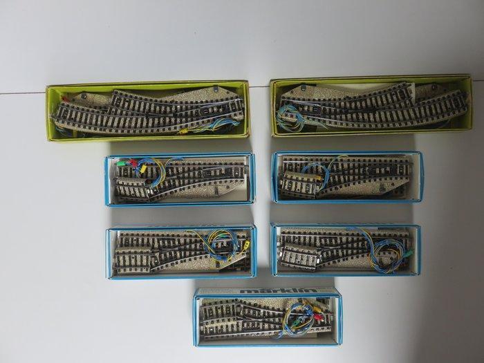 Märklin H0 - 5140, 5137, 5139 - Modeltreinsporen (7) - 7, Hobby en Vrije tijd, Modeltreinen | H0