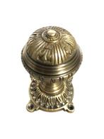 Historische koperen knop voor op de voordeur, deurknop met, Ophalen of Verzenden, Nieuw