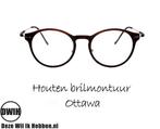 DWIH - Houten brilmontuur - Ottawa - Ebben, Nieuw