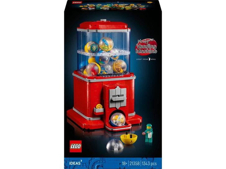 LEGO® Ideas - Minifigurenautomaat - 21358 - 1343 onderdelen, Kinderen en Baby's, Speelgoed | Bouwstenen, Zo goed als nieuw, Verzenden
