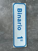 Binario 1e - bifacciale - Reclamebord - Aluminium, Plastic, Antiek en Kunst