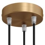 Gouden Plafondplaat | Complete set | 12 cm | 3 snoeren, Ophalen of Verzenden, Nieuw