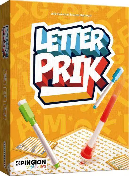Letterprik | Pingion Games - Gezelschapsspellen, Hobby en Vrije tijd, Gezelschapsspellen | Bordspellen, Nieuw, Verzenden