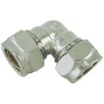 Riko P-801 Messing Knel Kniekoppeling 12x12 Vernikkeld, Ophalen of Verzenden, Nieuw