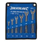 Silverline Offset steeksleutelset - 15° hoek - 6 t/m 17 m.., Ophalen of Verzenden, Nieuw