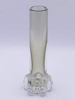 Vaas - Glas - Set vintage vazen met in elkaar verweven