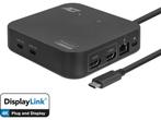 ACT USB-C Docking Station 4K, voor 2 HDMI monitoren,, Verzenden, Zo goed als nieuw