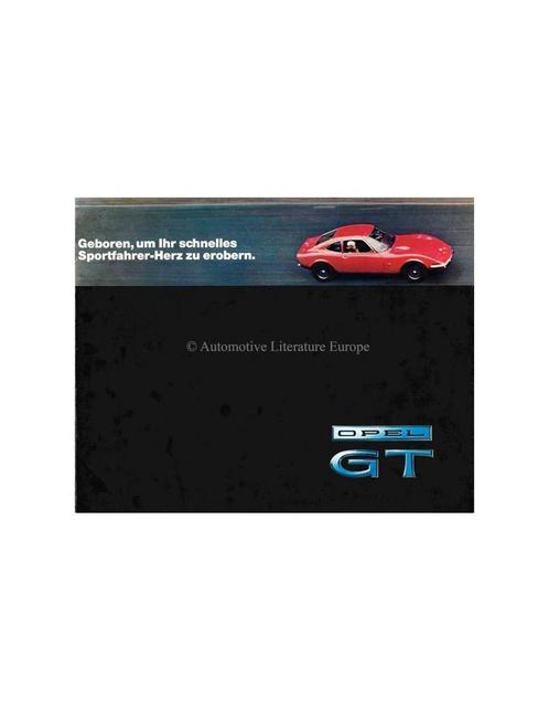 1969 OPEL GT 1100 / GT 1900 BROCHURE DUITS, Boeken, Auto's | Folders en Tijdschriften, Opel