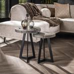 Bijzettafelset Boomstam Grey, Verzenden, Nieuw