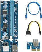 PCI-E PCI Express Riser - 6-pins aangedreven - VER 006C, Verzenden, Gelopen