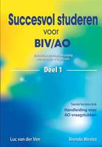 Succesvol studeren voor biv/ao 1, 9789075043105, Boeken, Verzenden, Zo goed als nieuw, Studieboeken