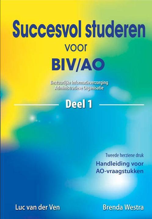 Succesvol studeren voor biv/ao 1, 9789075043105, Boeken, Studieboeken en Cursussen, Zo goed als nieuw, Verzenden