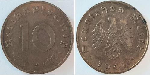 Duitsland Probe 10 Pfennig 1941a Eisen-messing plattiert..., Postzegels en Munten, Munten | Europa | Niet-Euromunten, Verzenden