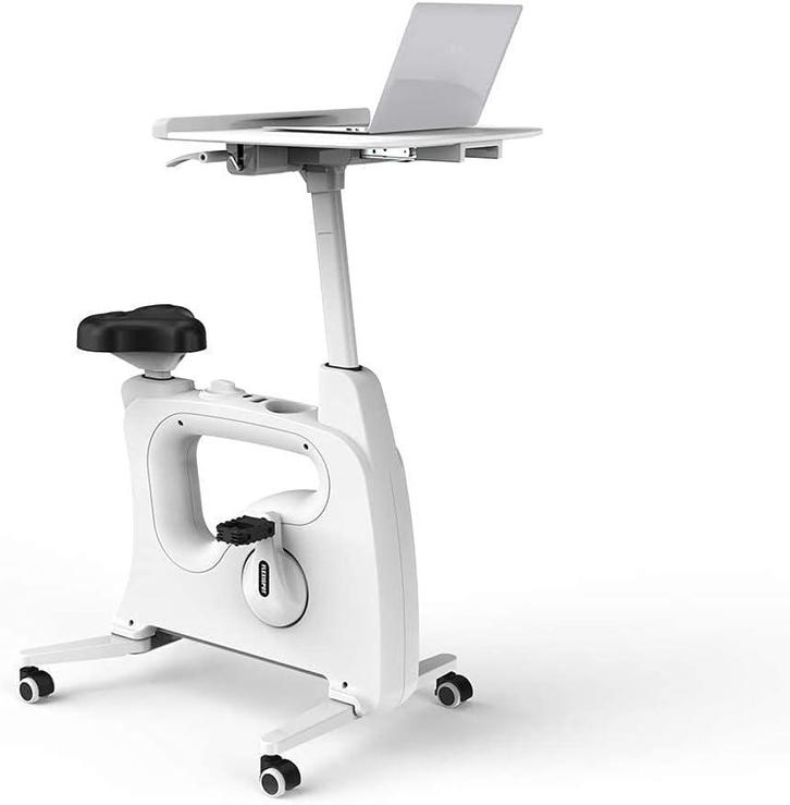 Stoelfiets - Bureaufiets - Bewegingstrainer - Wit - V9W-PLUS, Sport en Fitness, Fitnessapparatuur, Zo goed als nieuw, Verzenden
