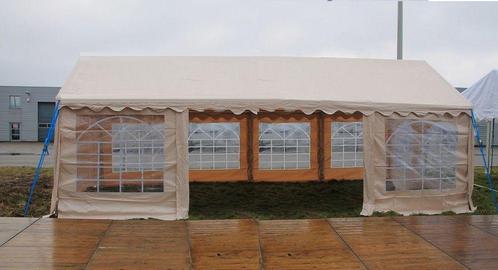 Classic Plus Partytent PVC 5x8x2 mtr in Beige (5x8 meter), Tuin en Terras, Partytenten, Partytent, Nieuw, 2 meter of meer, Verzenden
