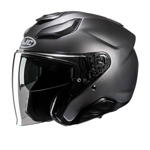 HJC F31 Donkergrijs Jethelm, Motoren, Kleding | Motorhelmen, Jethelm, Heren, XXL, Nieuw met kaartje, HJC, Verzenden