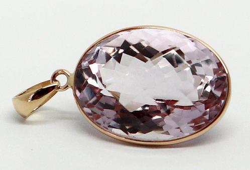 Zonder Minimumprijs - Hanger - 14 karaat Geel goud Amethist, Sieraden, Tassen en Uiterlijk, Antieke sieraden