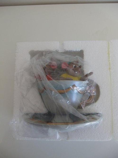 Beeldje - Gus and Jaq Trinket Dish (Cinderella) Zeldzaam -, Verzamelen, Disney