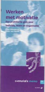 Boek Werken met motivatie 9789013004496, Verzenden, Zo goed als nieuw