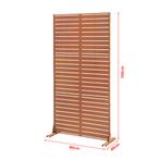 Scheidingswand Nodepp privacyscherm 180x90x40 cm patina casa, Tuin en Terras, Verzenden, Nieuw