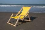 Sterke houten strandstoelen - Bedrukte houten stoel, Tuin en Terras, Nieuw, Stoel, Ophalen of Verzenden, Hout