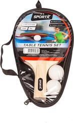 SportX Tafeltennis set incl. Ballen in Tas **, Sport en Fitness, Tafeltennis, Ophalen of Verzenden, Zo goed als nieuw