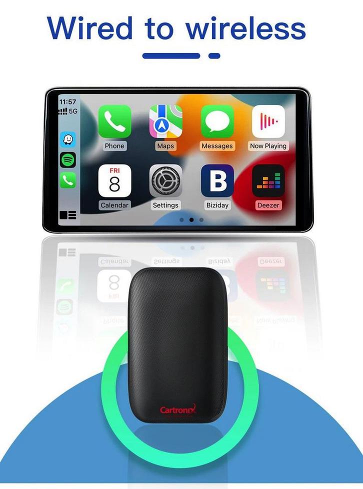 Cartronix CarPlay ai box | YouTube & Netflix | Draadloos, Auto diversen, Autoradio's, Ophalen of Verzenden