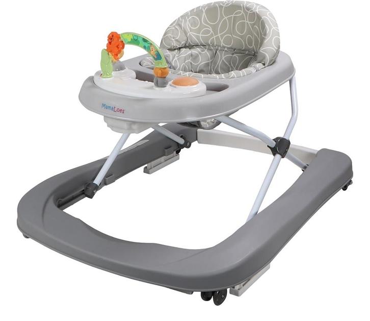 MamaLoes Evi Grijs Loopstoel, Kinderen en Baby's, Speelgoed | Buiten | Voertuigen en Loopfietsen, Nieuw, Verzenden