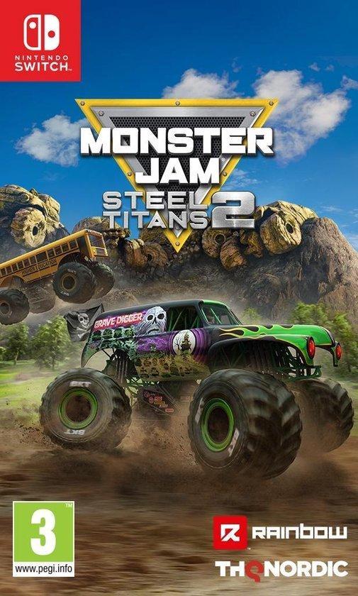 Switch Monster Jam Steel Titans, Spelcomputers en Games, Spelcomputers | Nintendo Switch, Zo goed als nieuw, Verzenden
