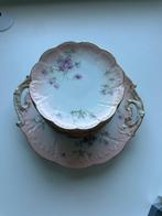 Limoges - Bord (13) - Porselein - prachtig dessertset