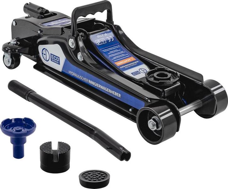 ECD Germany Hydraulische krik tot 2,5 ton, hefhoogte 80-360, Doe-het-zelf en Verbouw, Gereedschap | Handgereedschap, Nieuw, Verzenden