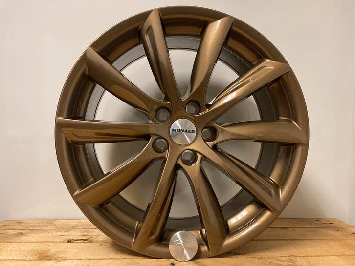 Tesla Model Y - 19 inch winterbanden + velgen | GP6  Brons, Auto-onderdelen, Banden en Velgen, 19 inch, Winterbanden, 255 mm, Nieuw