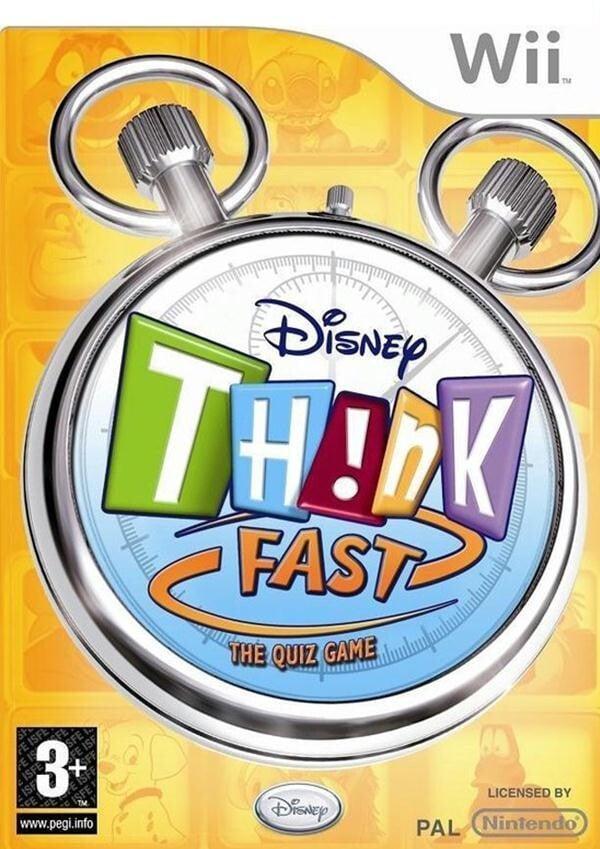 Disney Th!nk Fast: The Quiz Game [Wii], Spelcomputers en Games, Games | Nintendo Wii, Zo goed als nieuw, Ophalen of Verzenden